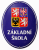 Smaltovaná cedule Základní škola se státním znakem - ovál 67x52 cm