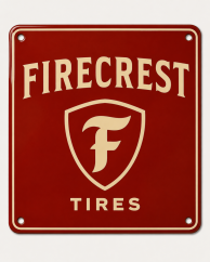 Retro cedule FIRECREST Tires