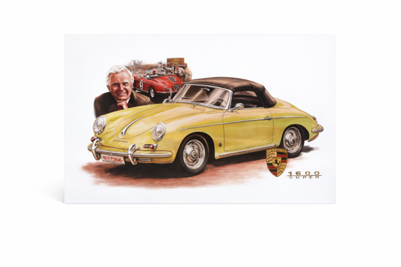 Plechová cedule "Ferry Porsche"