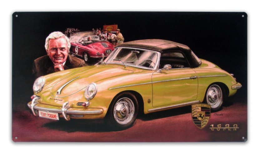 Plechová cedule Zapadlík - Porsche