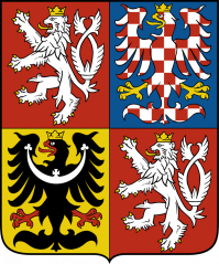 Smaltovaná cedule Státní znak České republiky