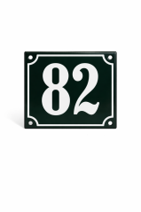 Smaltovaná cedule "82"