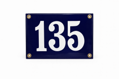 Smaltovaná cedule "135"