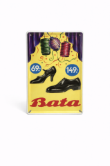 Plechová cedule "pohlednice"